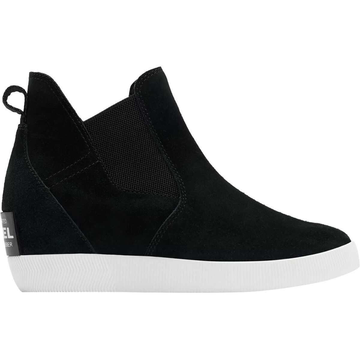 Ботинки женские Sorel Out N About Slip-On Wedge II замшевые на танкетке, черный