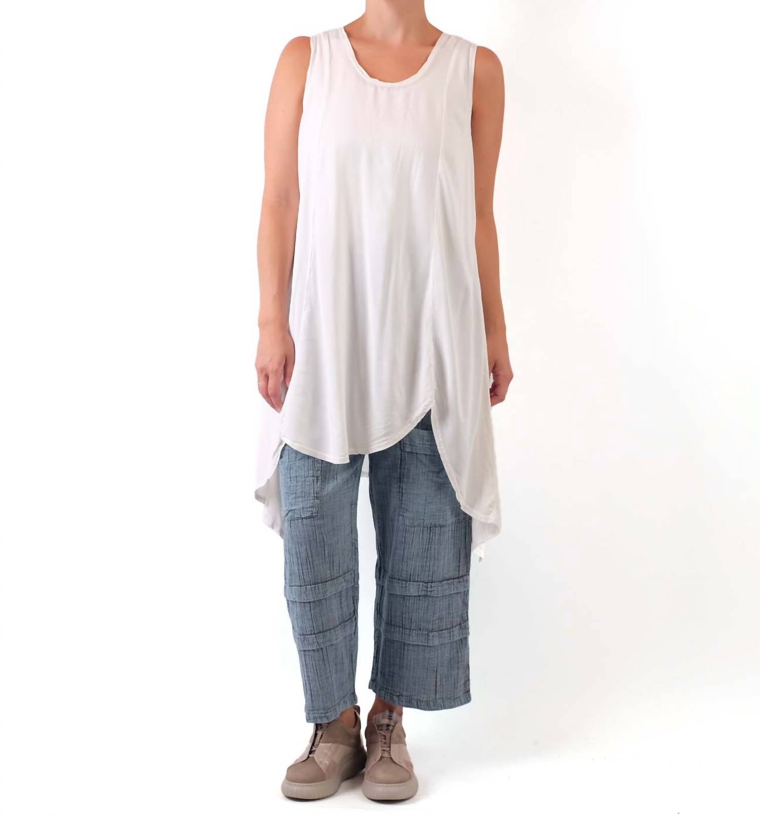 

Lem Drapy Безрукавка-туника в натуральном цвете Cynthia Ashby