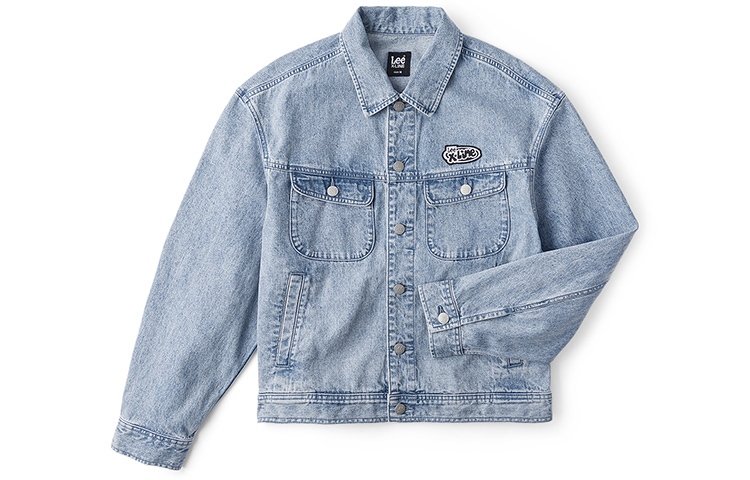 

Lee Джинсовая куртка Xline унисекс светло-голубая, Light Blue
