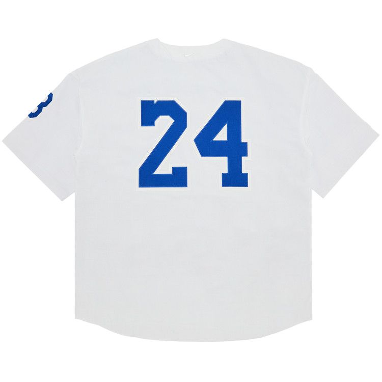 Джерси Nike x Kobe Bryant Baseball Jersey, White/Game Royal — фото 2