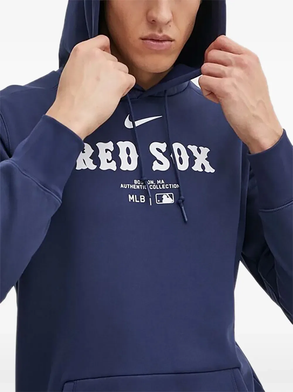 Худи X Boston Red Sox из аутентичной коллекции Nike, синий — фото 4