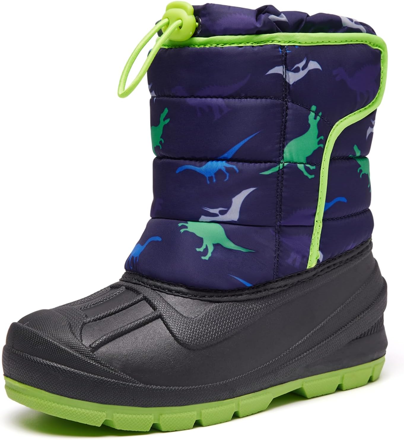 

Детские зимние ботинки MORENDL для мальчиков и девочек, водонепроницаемые, утепленные, с меховой подкладкой, Bluedinoprint