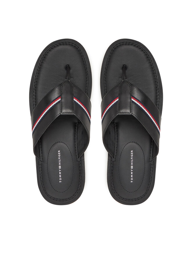 

Шлепанцы Core Hilfiger Toe Post Lh Sandal Fm0Fm05416 Tommy Hilfiger, черный