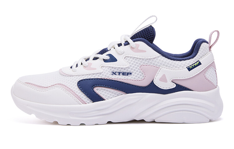 

Кроссовки XTEP Lifestyle Shoes Women's Low-top Sail White/light Pink/dark Purple, белый/фиолетовый