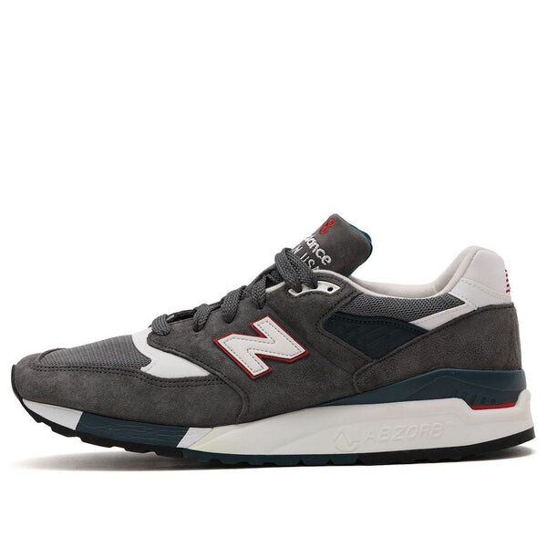

Кроссовки 998 сделано в США New Balance, серый
