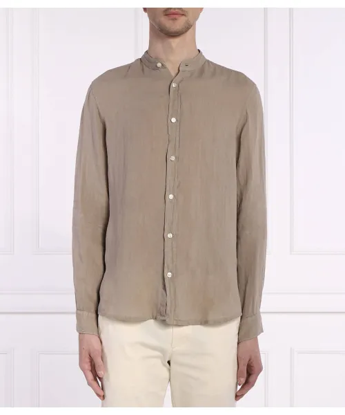 

Льняная рубашка для гонок Regular fit Boss Orange, бежевый