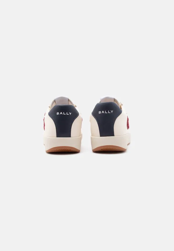 Капсульные кроссовки для теннисных соревнований Bally, Bone/Peacoat/Red — фото 3