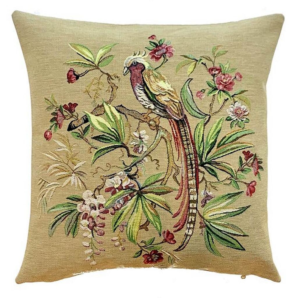 

Чехол на подушку из жаккардового гобелена PARADISE BIRD, очень декоративный, 45 x 45 см, декоративный чехол для дивана Yapatkwa