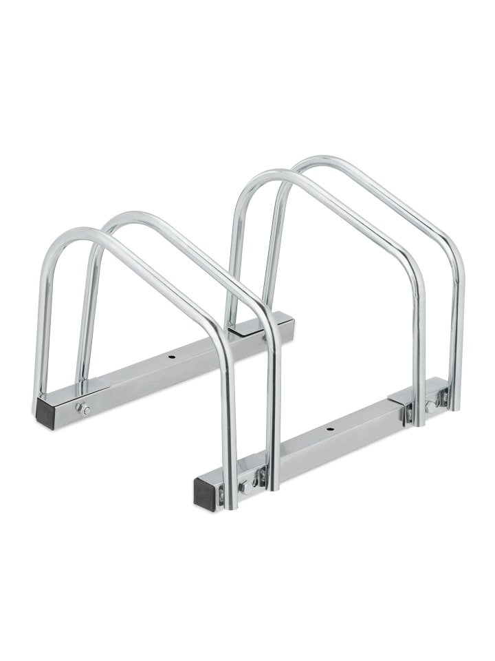 

Relaxdays Серебристый багажник для велосипеда - 2 колеса