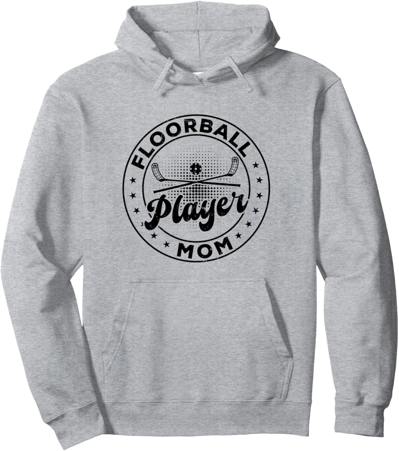 

Худи для мамы флорболистки Unihockey Floorball Player Mama, серый