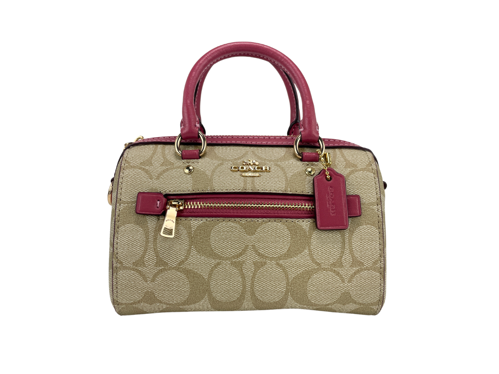 

Мини-сумка-кошелек через плечо Signature Rowan Satchel Coach