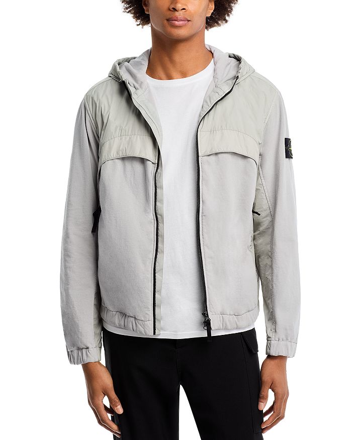 

Капоспалла Куртка с капюшоном Mixed Media Stone Island, серый