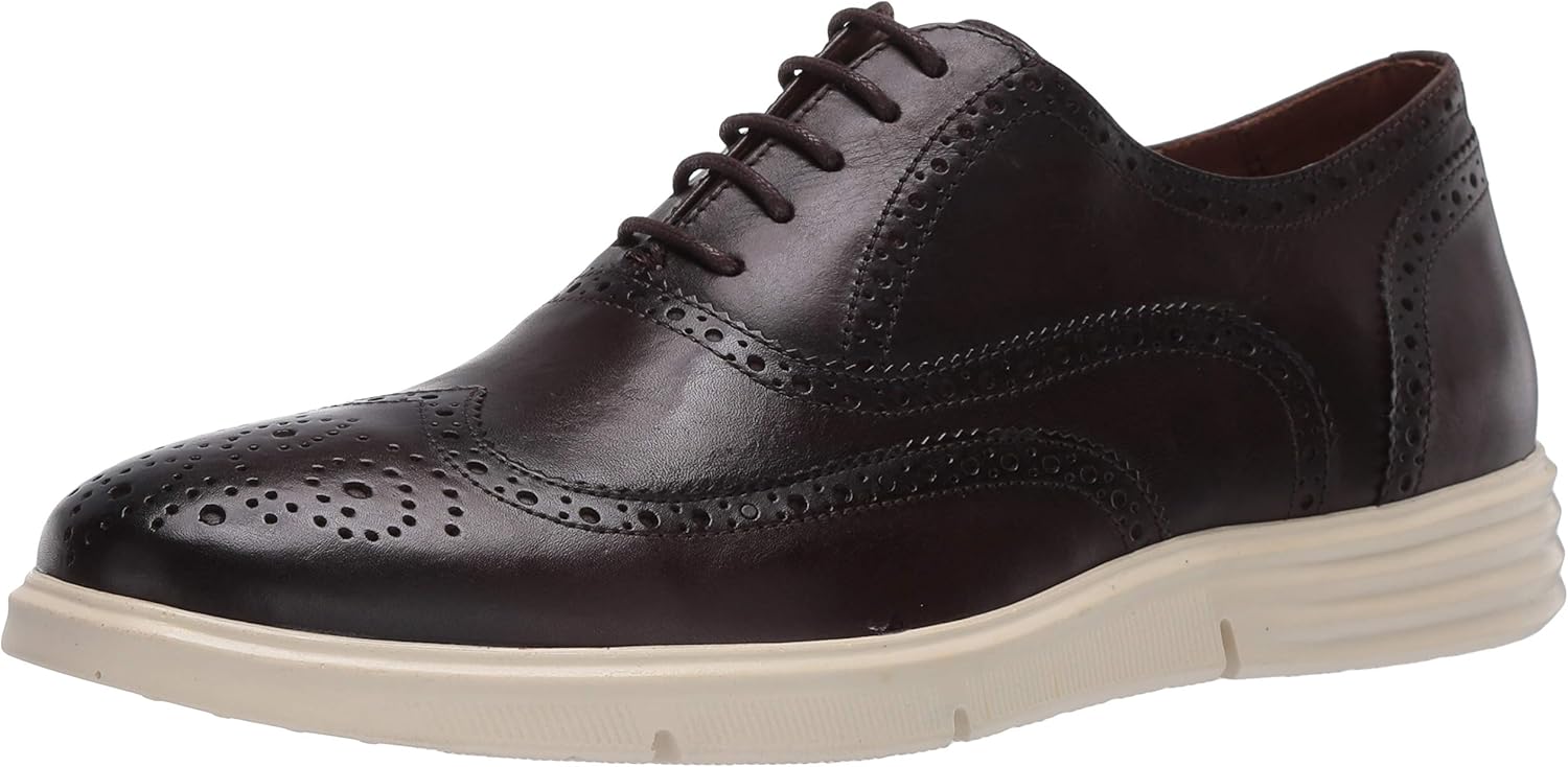 

Мужские кожаные роскошные кроссовки с крылышками и легкой технологией Eva от Driver Club USA, коричневый