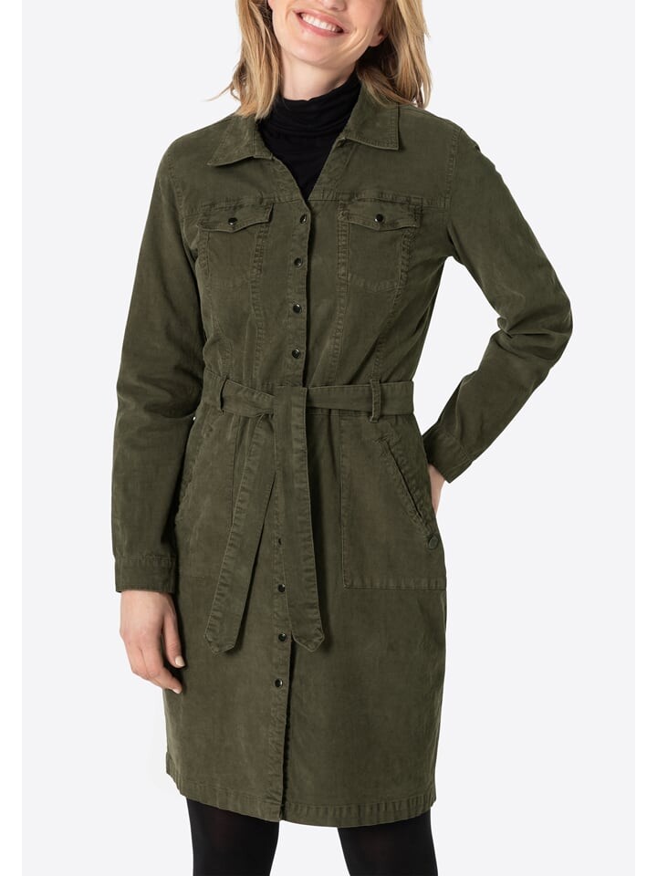 

Короткое платье Timezone Cordkleid, хаки
