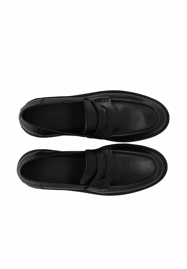 Лоферы penny loafer biajeff slipons Bianco, Black — фото 3
