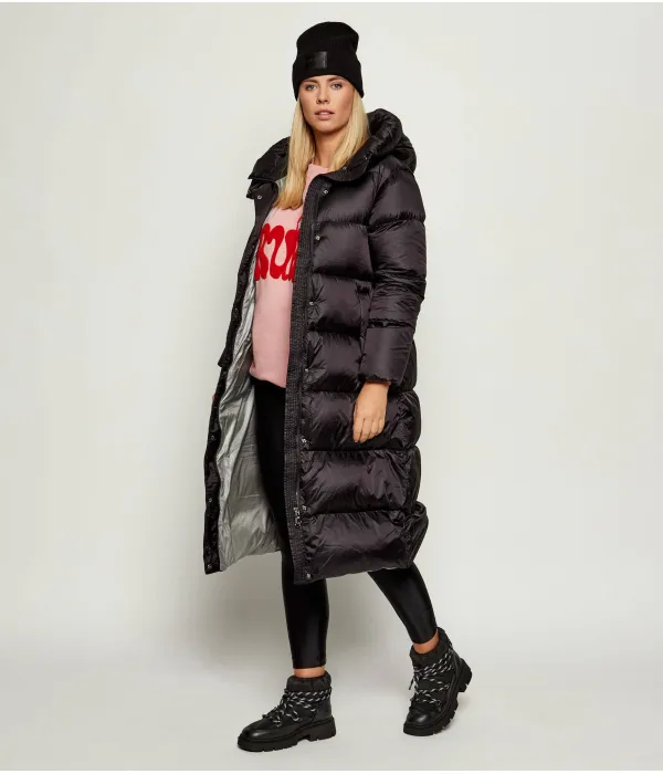 Женские зимние ботинки Inuikii Puffer короткие на шнуровке, черный — фото 2