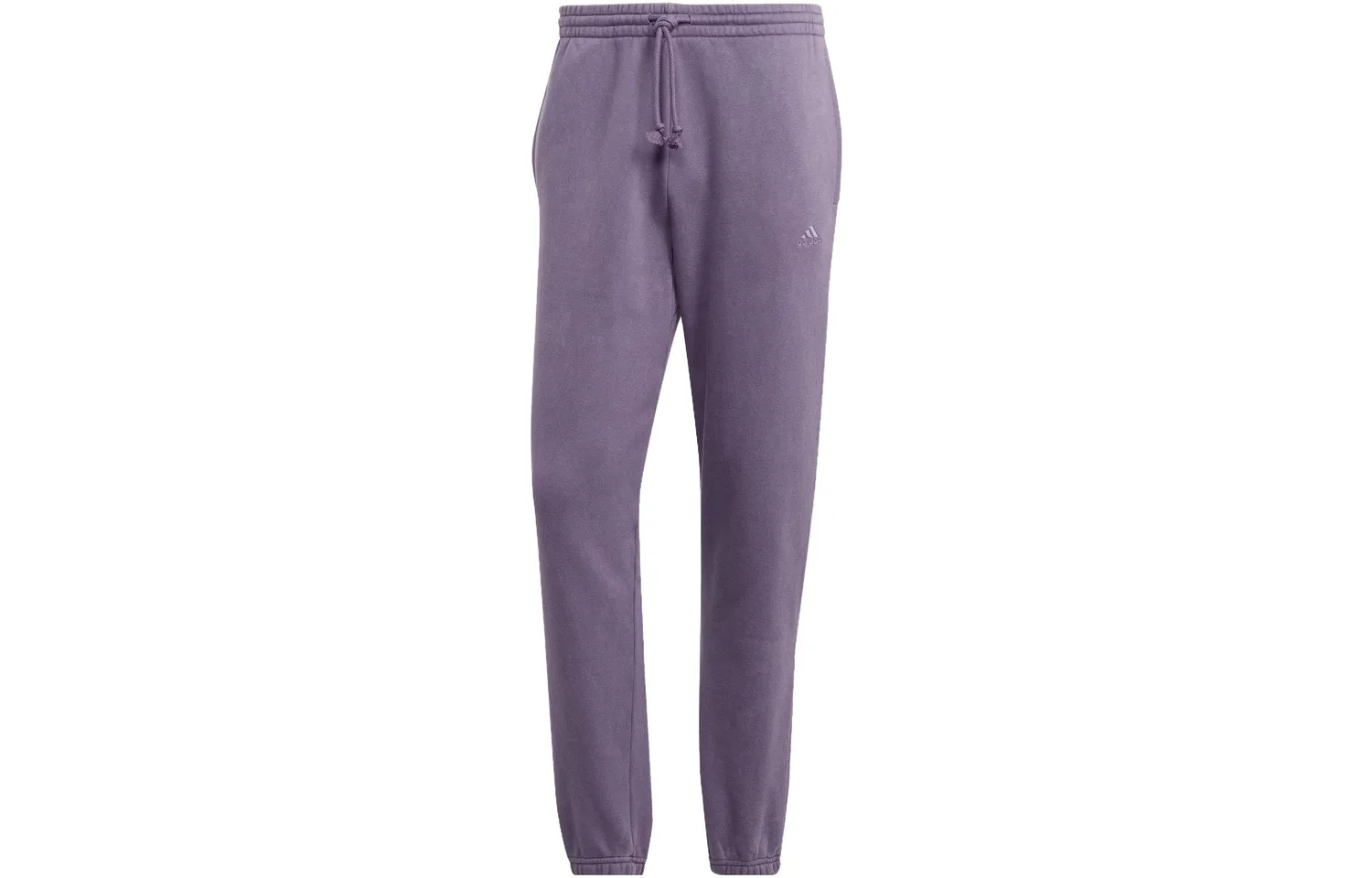 Adidas Брюки All Szn Garment Wash, трикотажные, мужские, темно-серый фиолетовый
