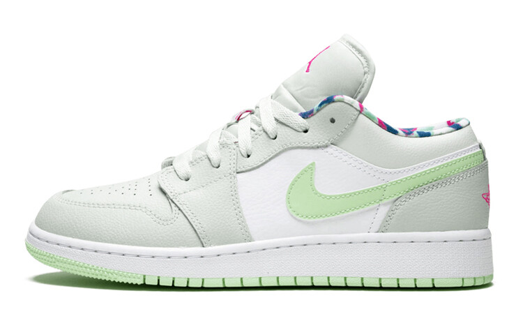 Кроссовки Jordan 1 Low GS Barely Grey Spruce
