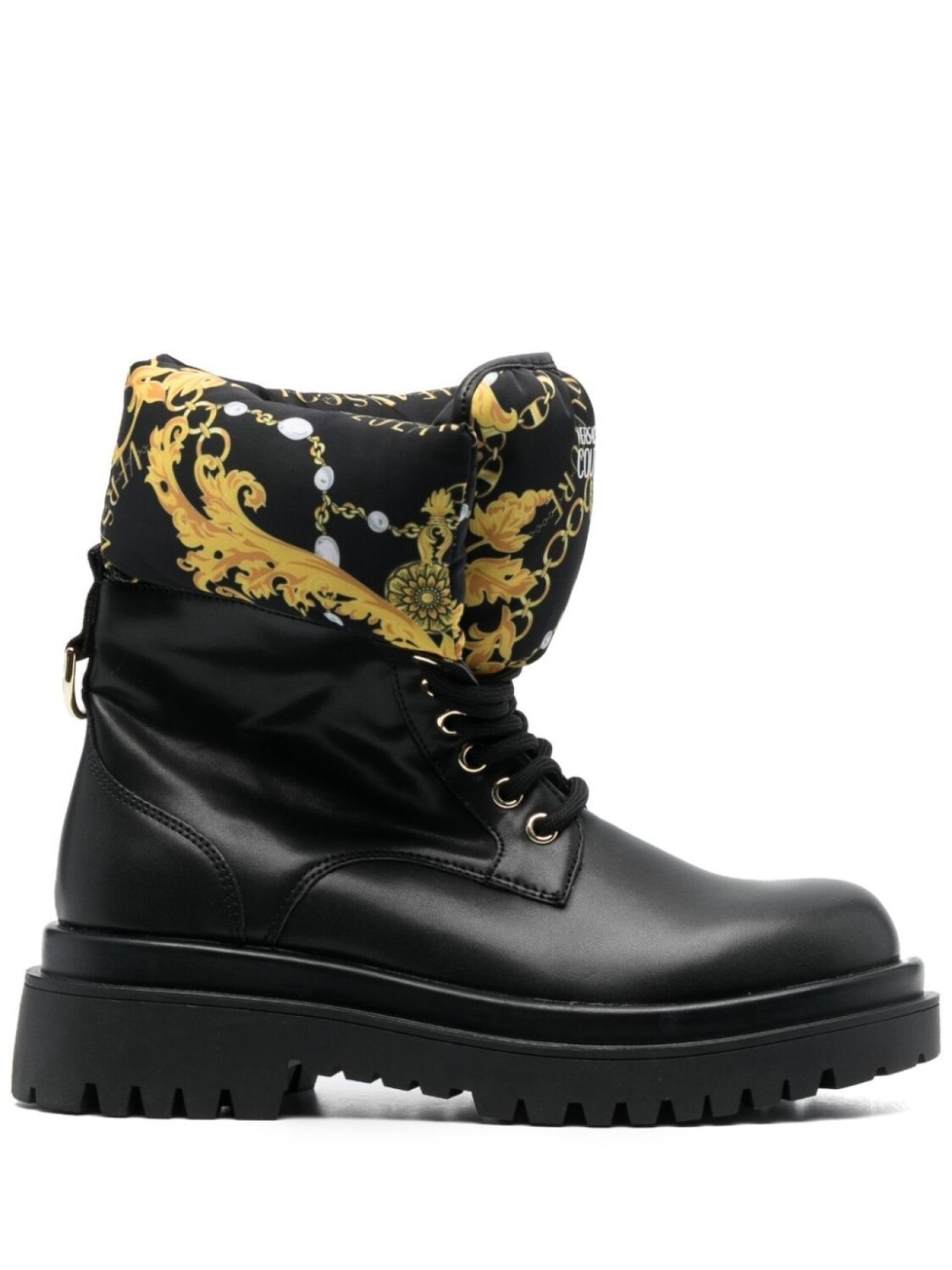Versace Jeans Couture ботинки с логотипом, черный