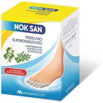 

Кислородная ванночка для ног Nok San, 250 г, 10 шт. Montefarmaco Otc