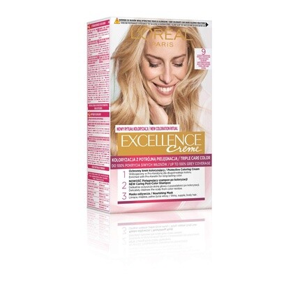

Краска для волос L'Oreal Excellence Creme 9 Очень Светлый Блондин 268G
