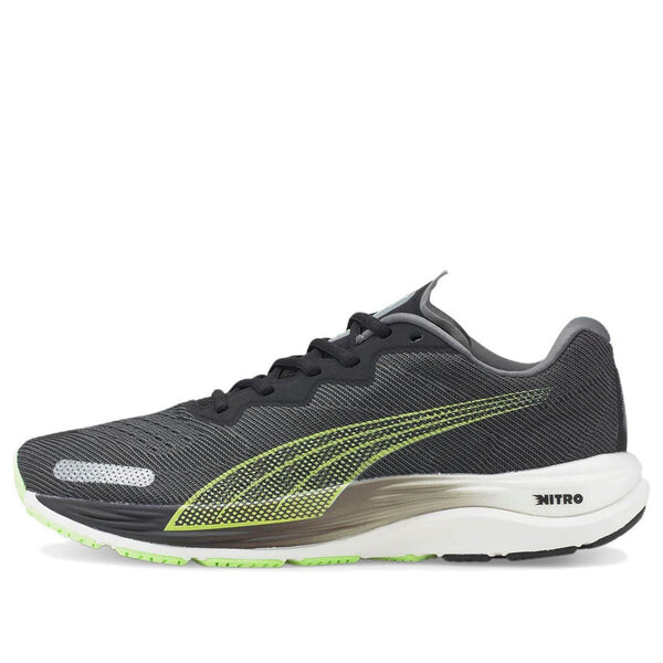 

Кроссовки velocity nitro 2 'black fizzy lime' Puma, серый