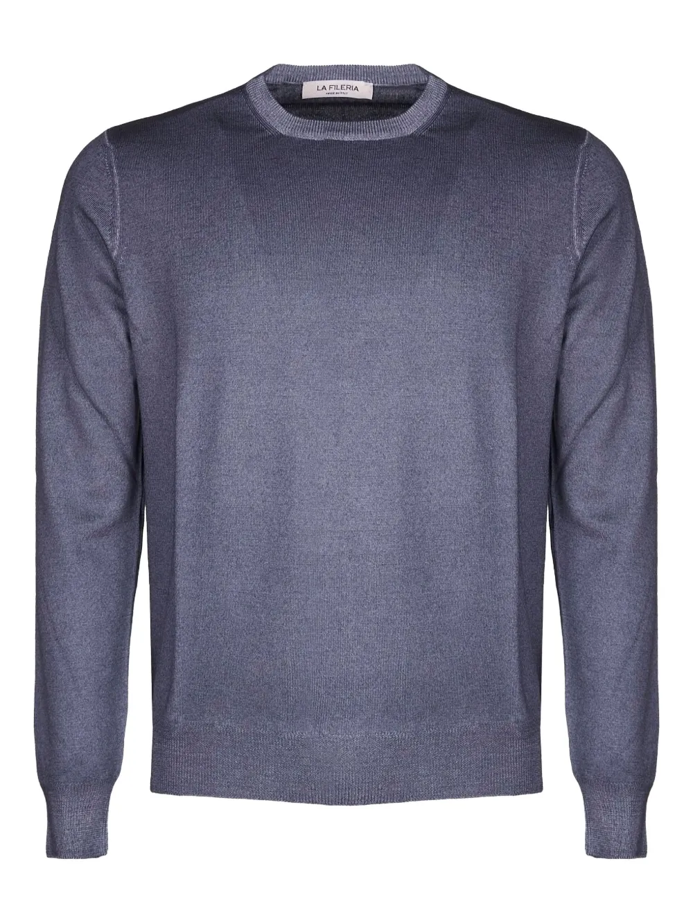 

Рифленый свитер с круглым вырезом Fileria, серый