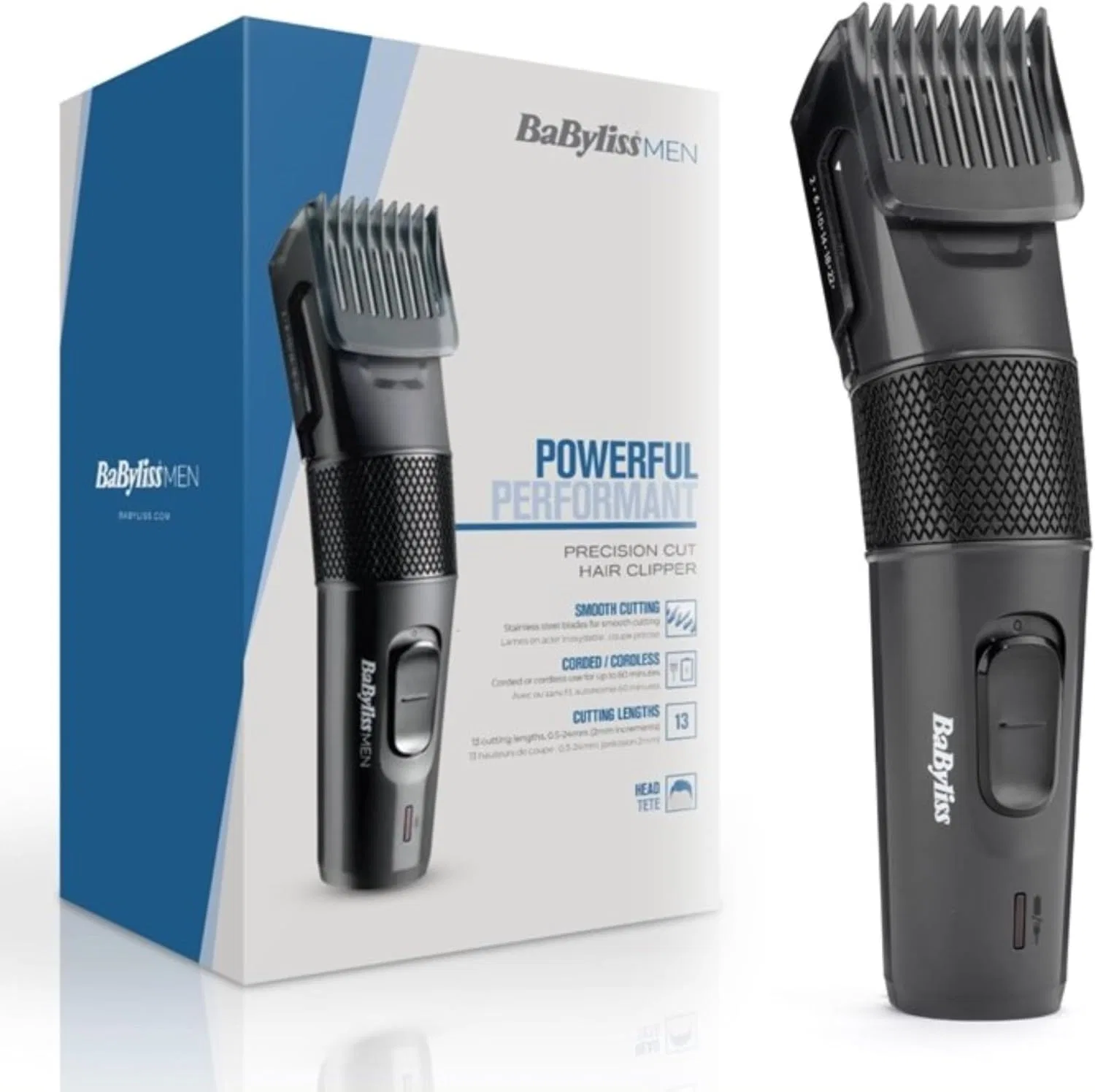 Мужской аккумуляторный триммер для волос от Babyliss Babyliss