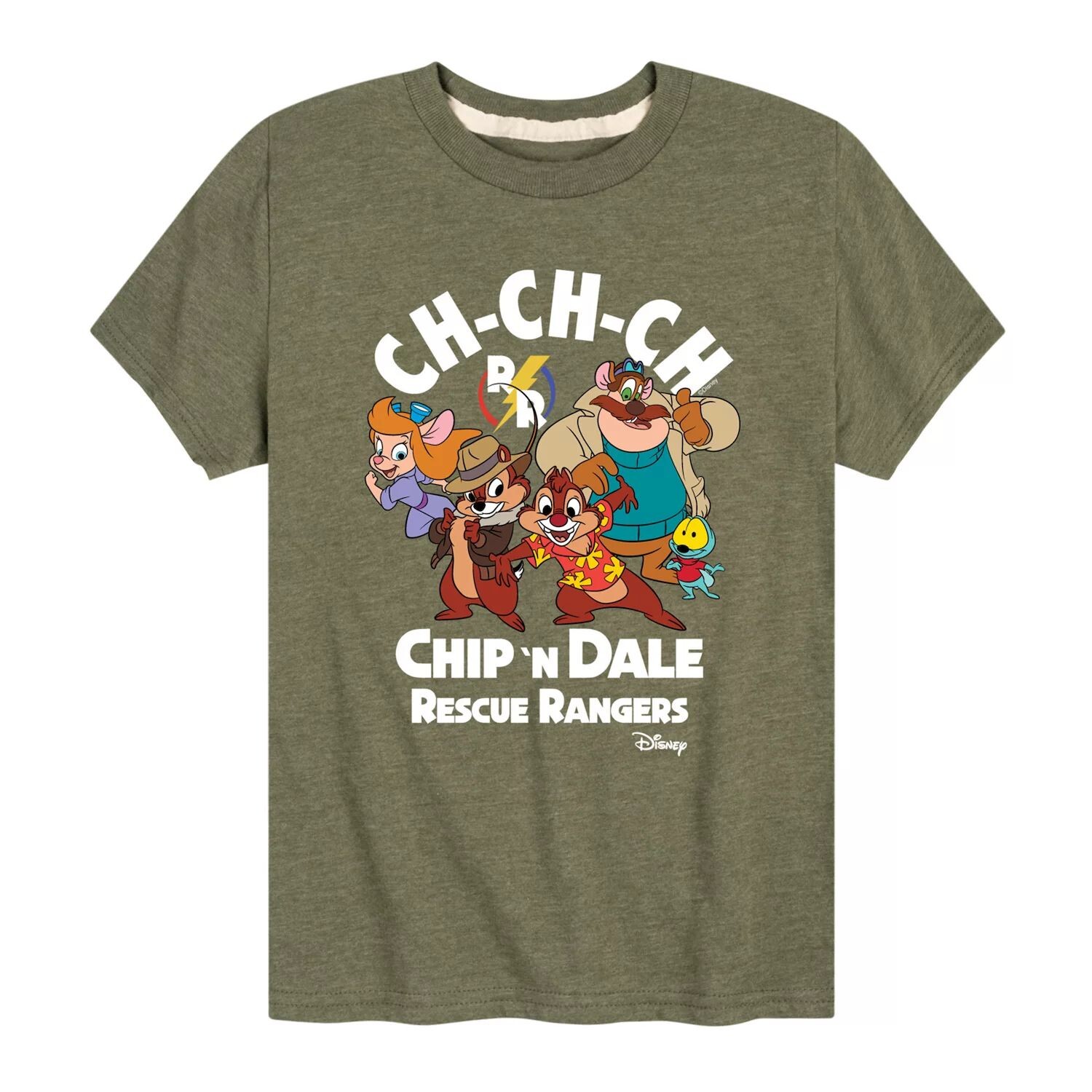 

Футболка с рисунком Disney's Chip N Dale для мальчиков 8–20 Ch Ch Ch Licensed Character, зеленый