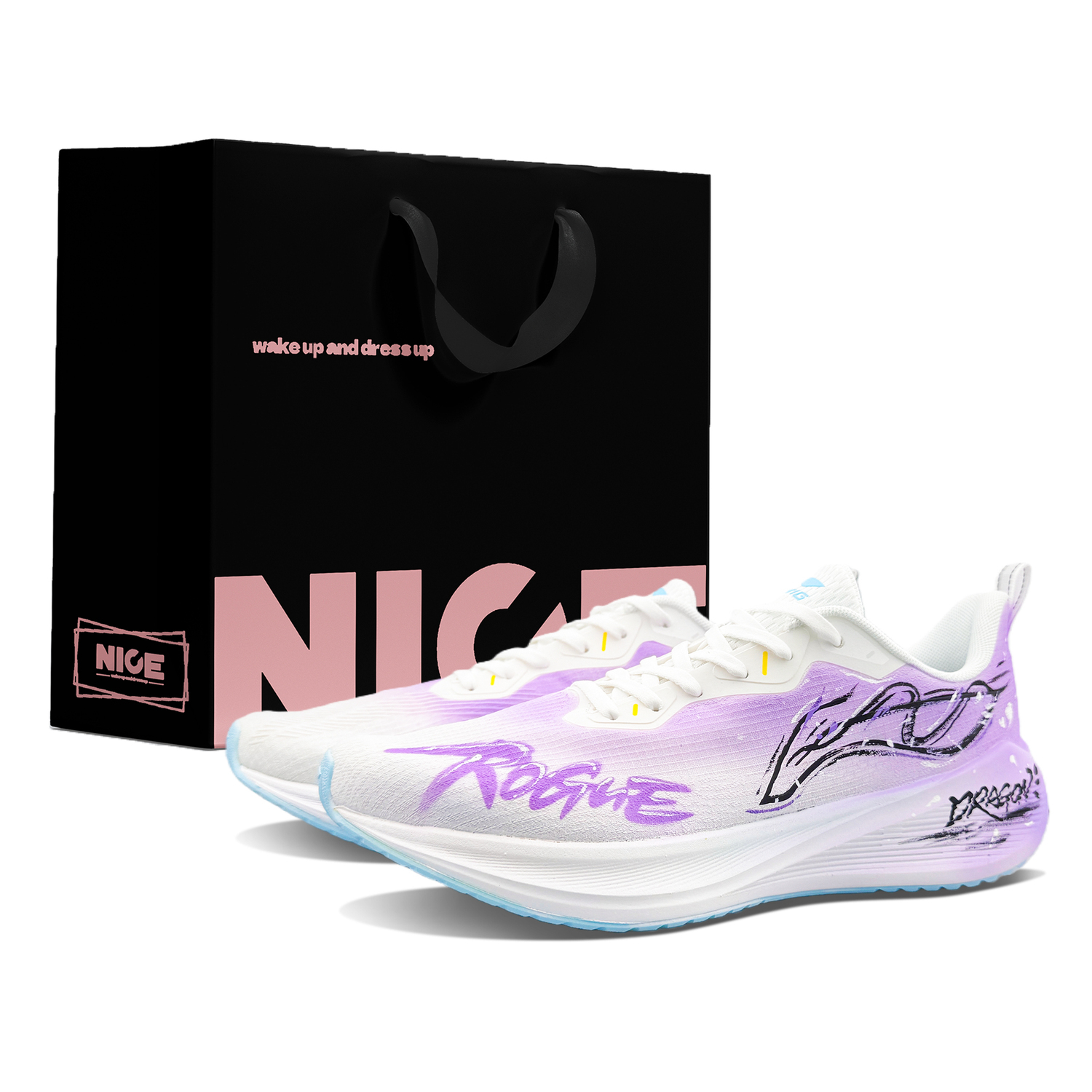 

Wuyue нескользящие легкие амортизирующие низкие повседневные беговые кроссовки мужские LINING, фиолетовый