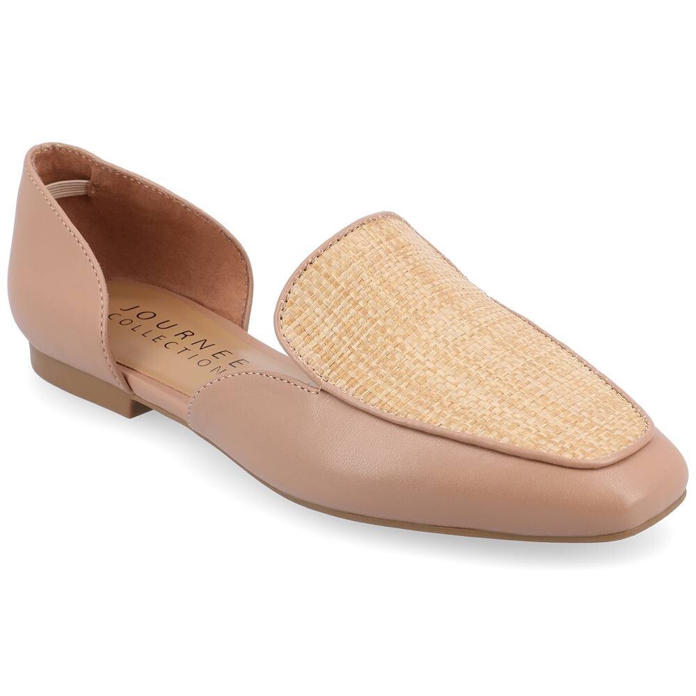 

Женские слипоны на плоской подошве из мягкой искусственной кожи Journee Collection Kennza Tru Comfort из мягкой искусственной кожи, цвет Tan