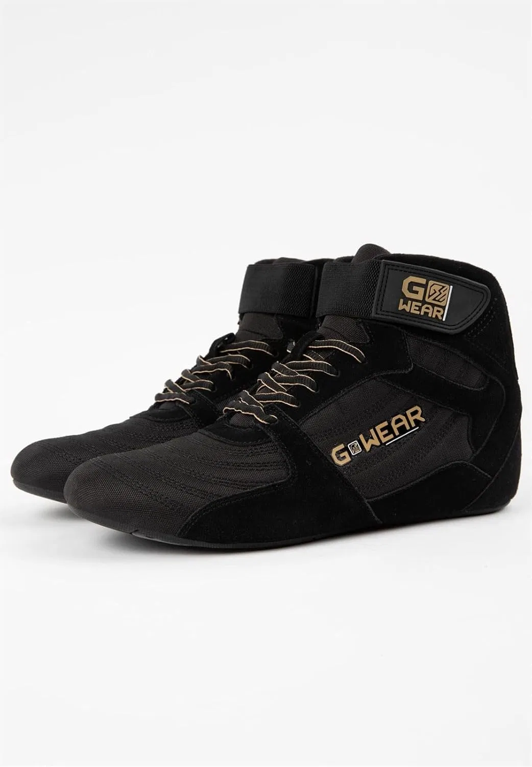 Gorilla Wear Gwear Pro High Tops Red/Black - Обувь для бодибилдинга и фитнеса с логотипом. Легкие и удобные, идеально подходят для тренажерного зала, занятий спортом и силовых тренировок — фото 3