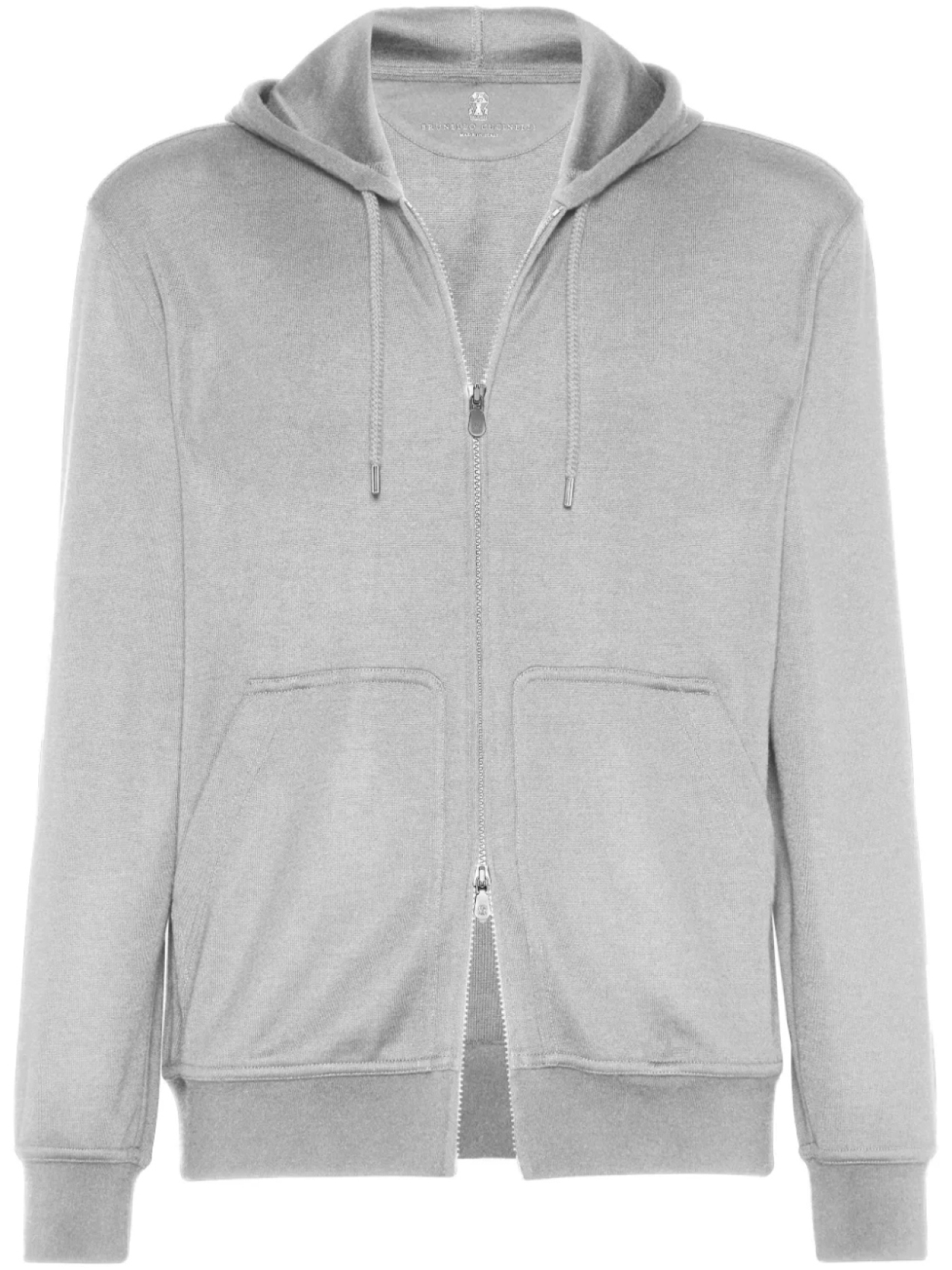 

Brunello Cucinelli махровое худи, серый