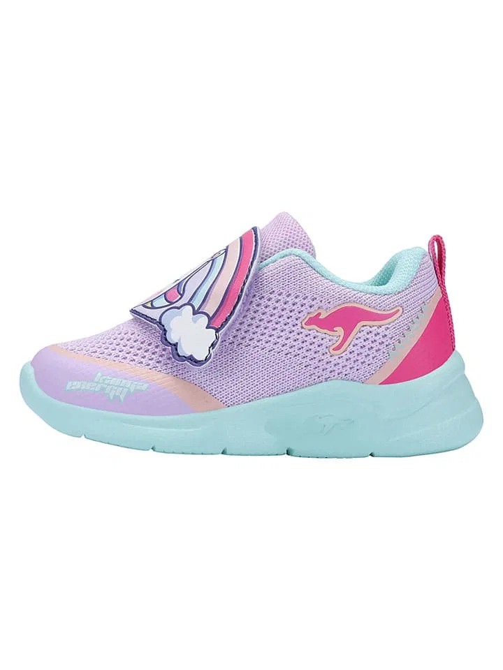 Кроссовки с липучкой Kangaroos, лиловый — фото 2