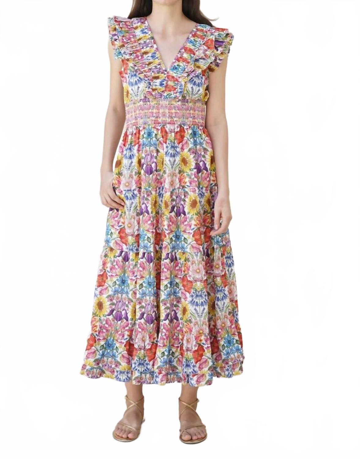 

Платье миди Maribel в цветочном принте Muse LOVE THE LABEL, Floral Muse