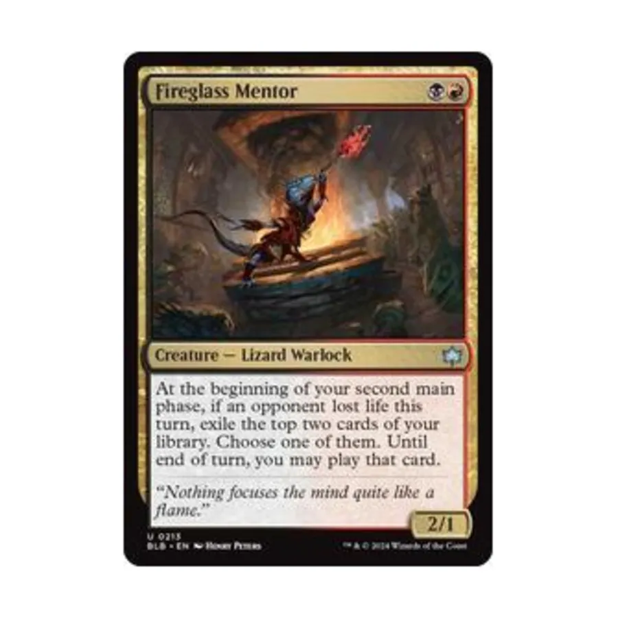 

CCG Наставник Fireglass (U), MTG - Bloomburrow