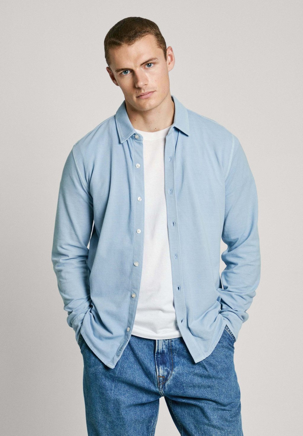 

Рубашка Pepe Jeans, синий