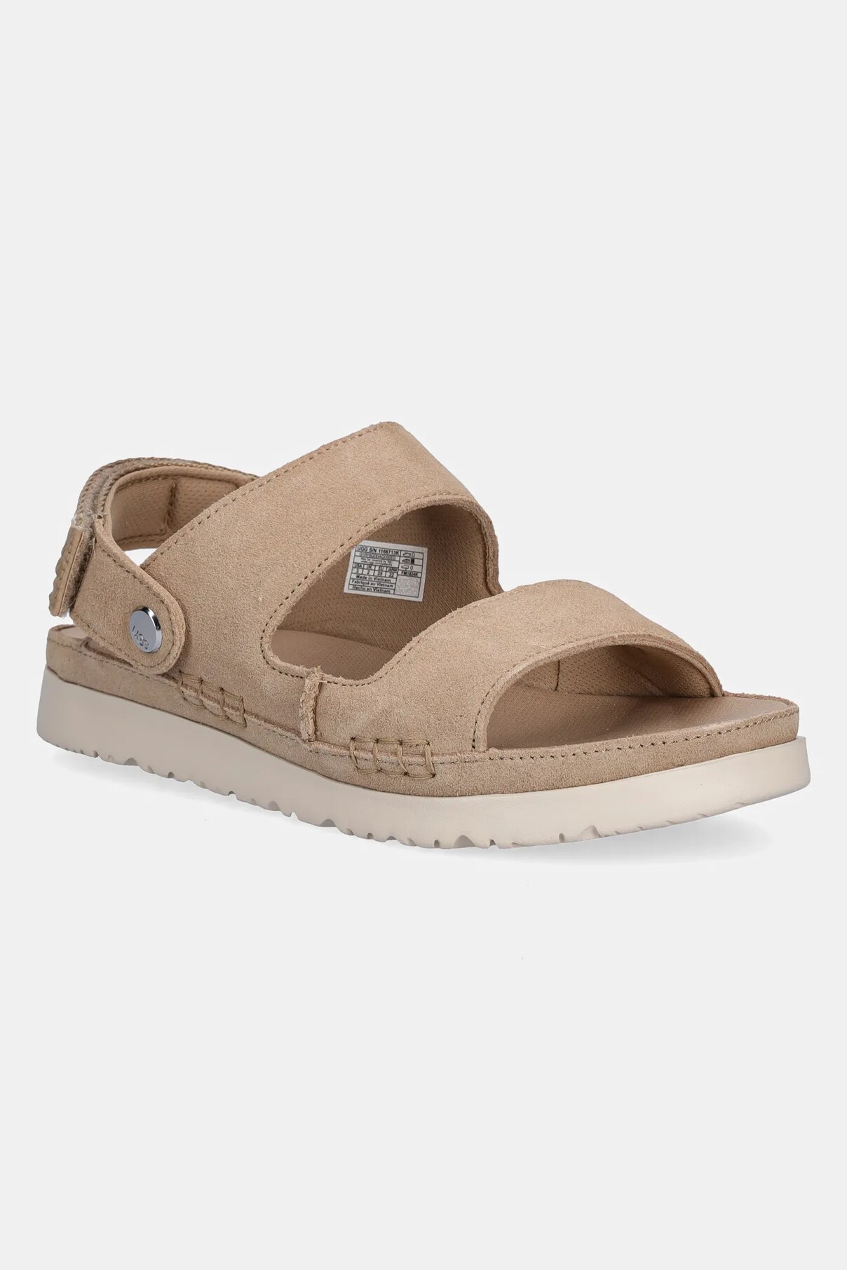 

Детские замшевые тапочки UGG GOLDENSTAR GLIDE, бежевый