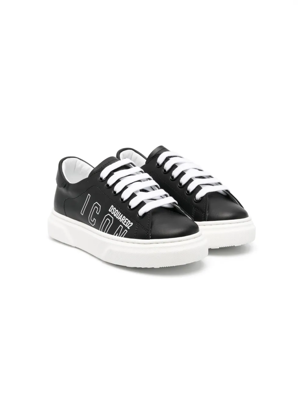 

Кроссовки Icon с логотипом DSQUARED2 KIDS, черный