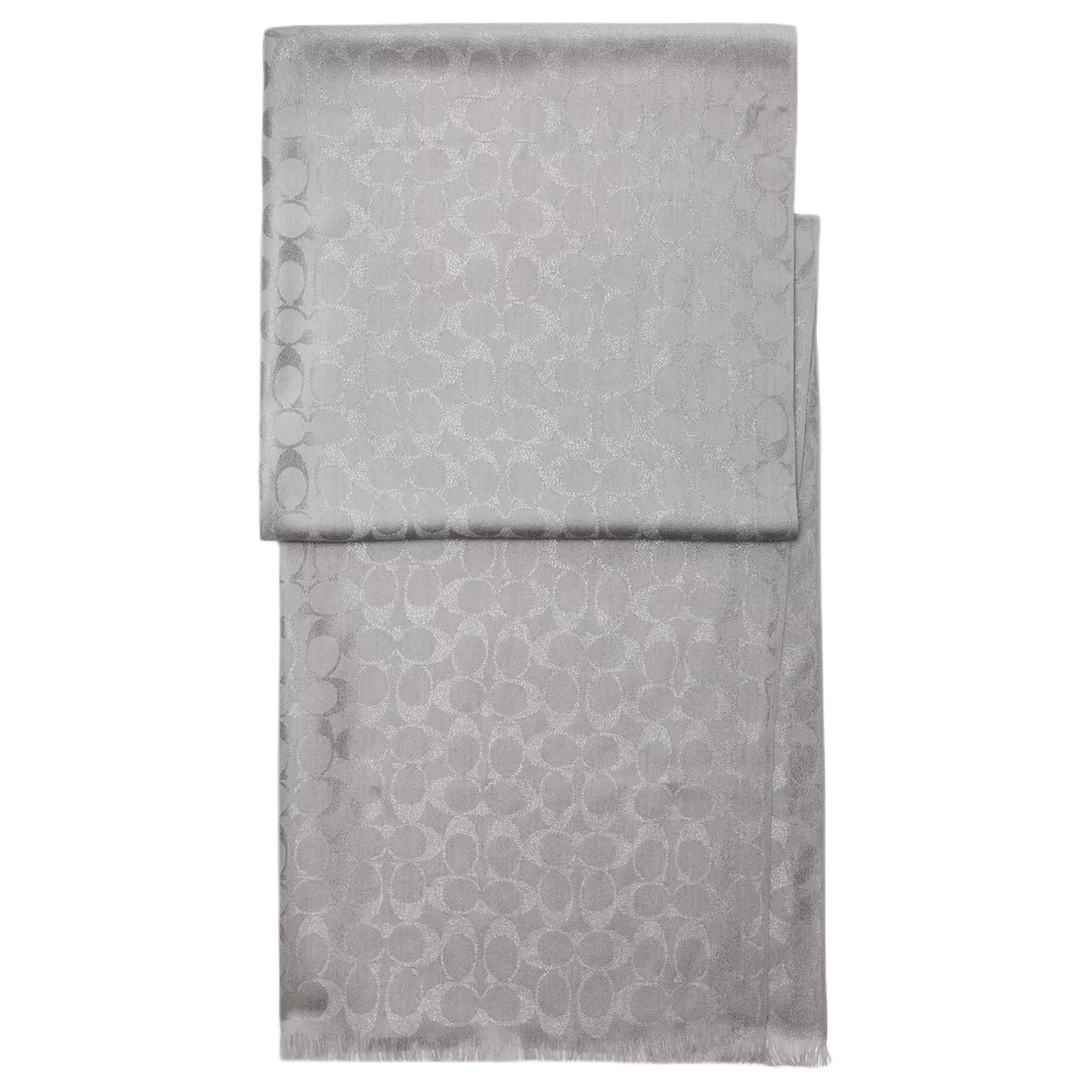 

COACH Модный трикотажный шарф Unisex Light Gold