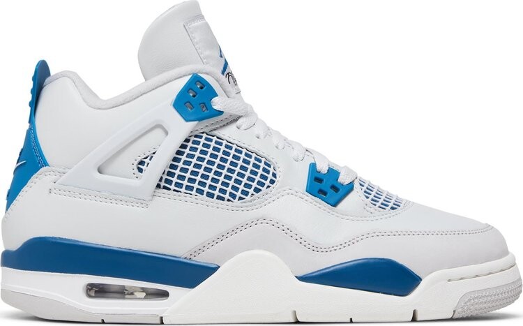 

Кроссовки Air Jordan 4 Retro GS 'Military Blue' 2024, белый