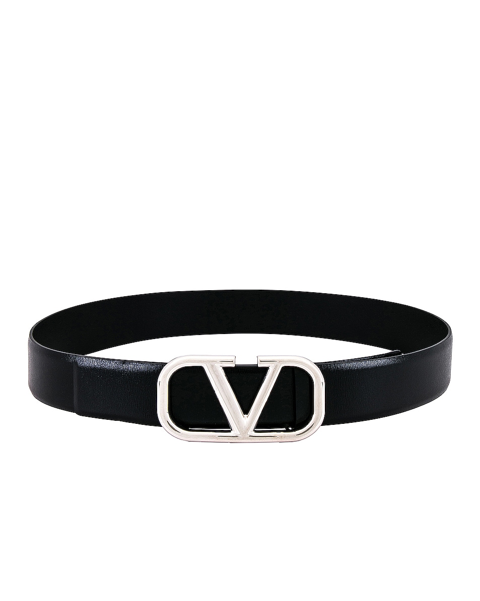 

Ремень Valentino Garavani Valentino H.40 Buckle, неро