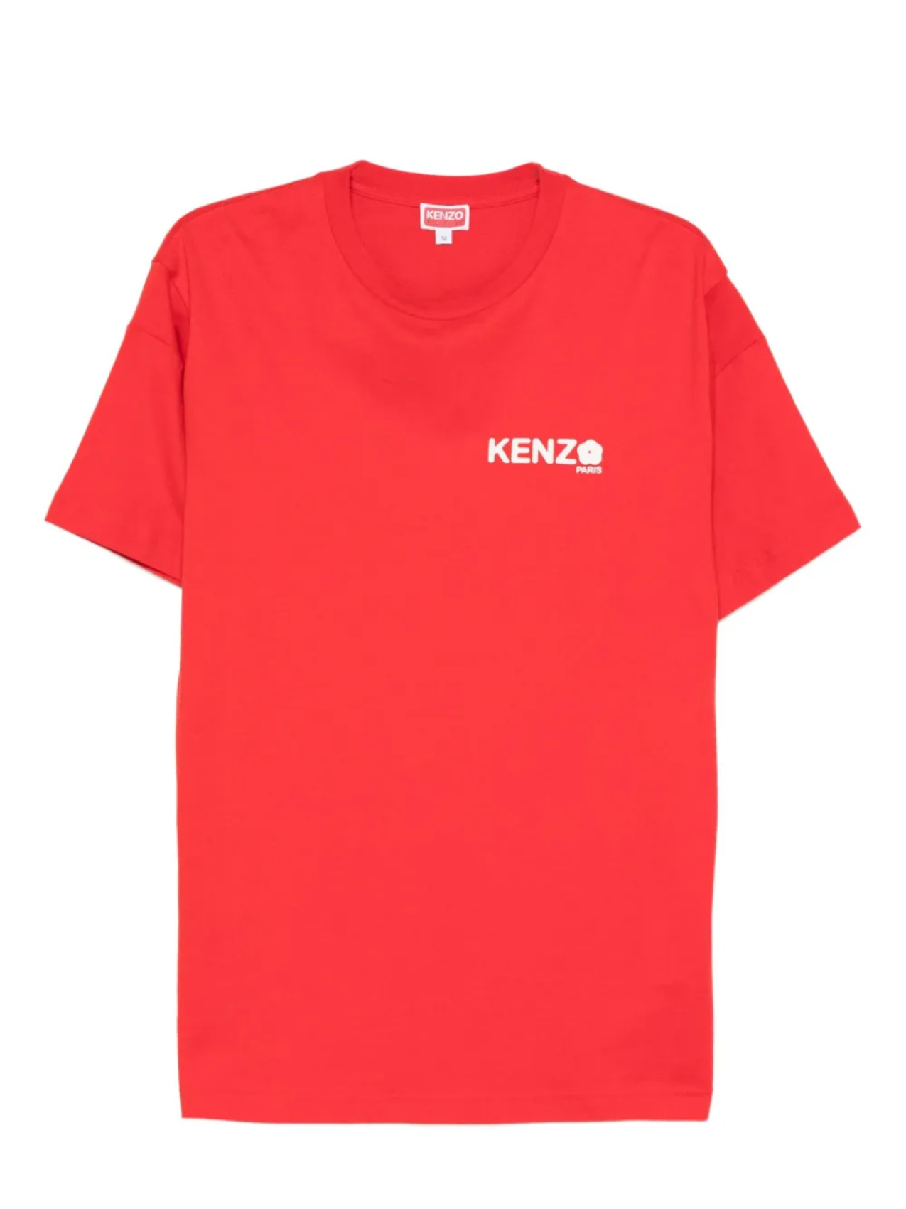 

Футболка из хлопка с логотипом Kenzo, красный