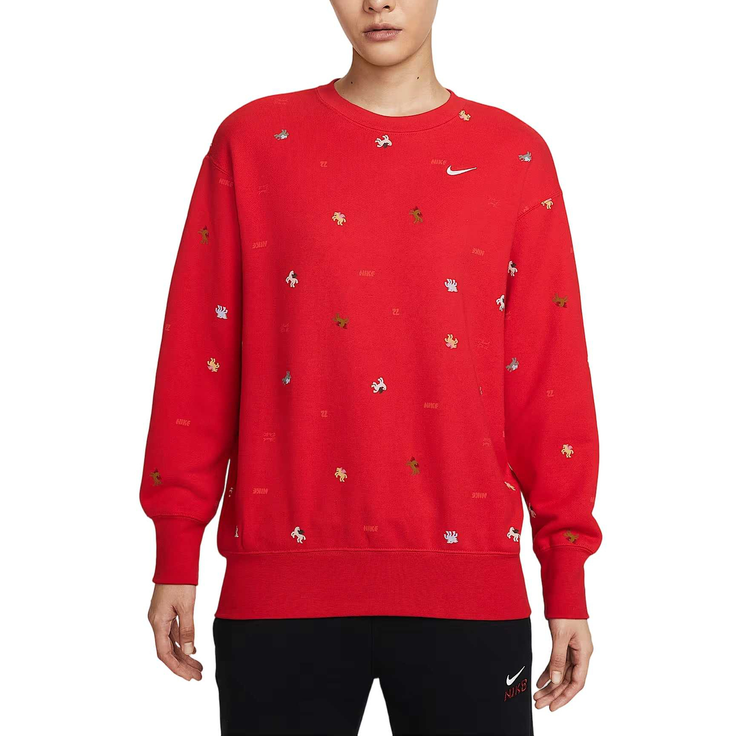 

Женская спортивная толстовка Nike, university красный