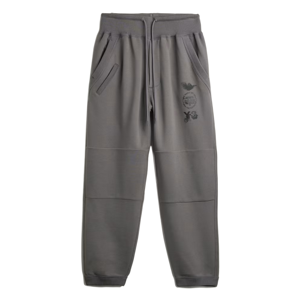 

Y 3 X Adidas спортивные брюки с манжетами Y-3, серый