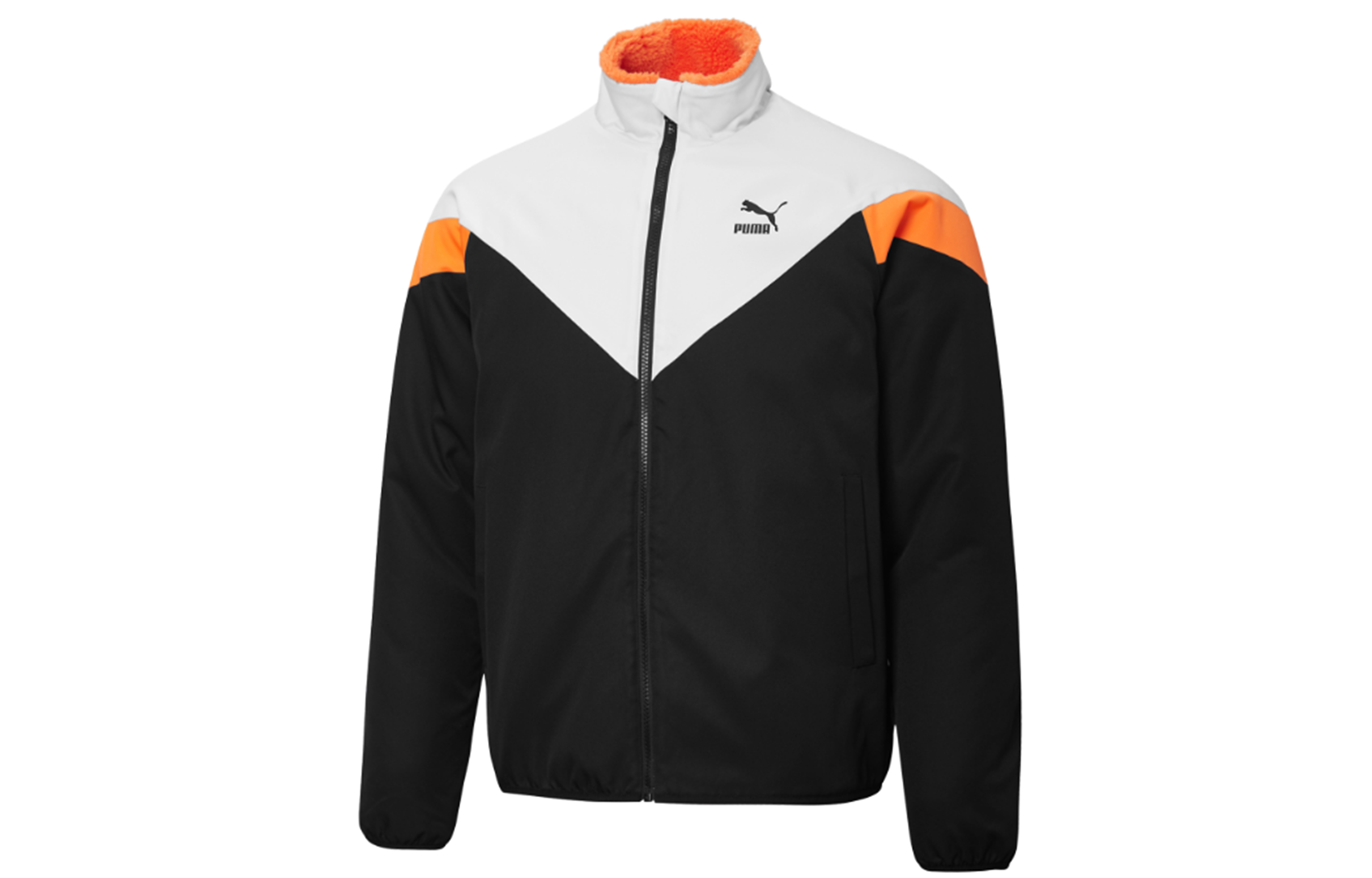 

Бархатная куртка мужская Flame Orange/Black Puma, оранжевый/черный