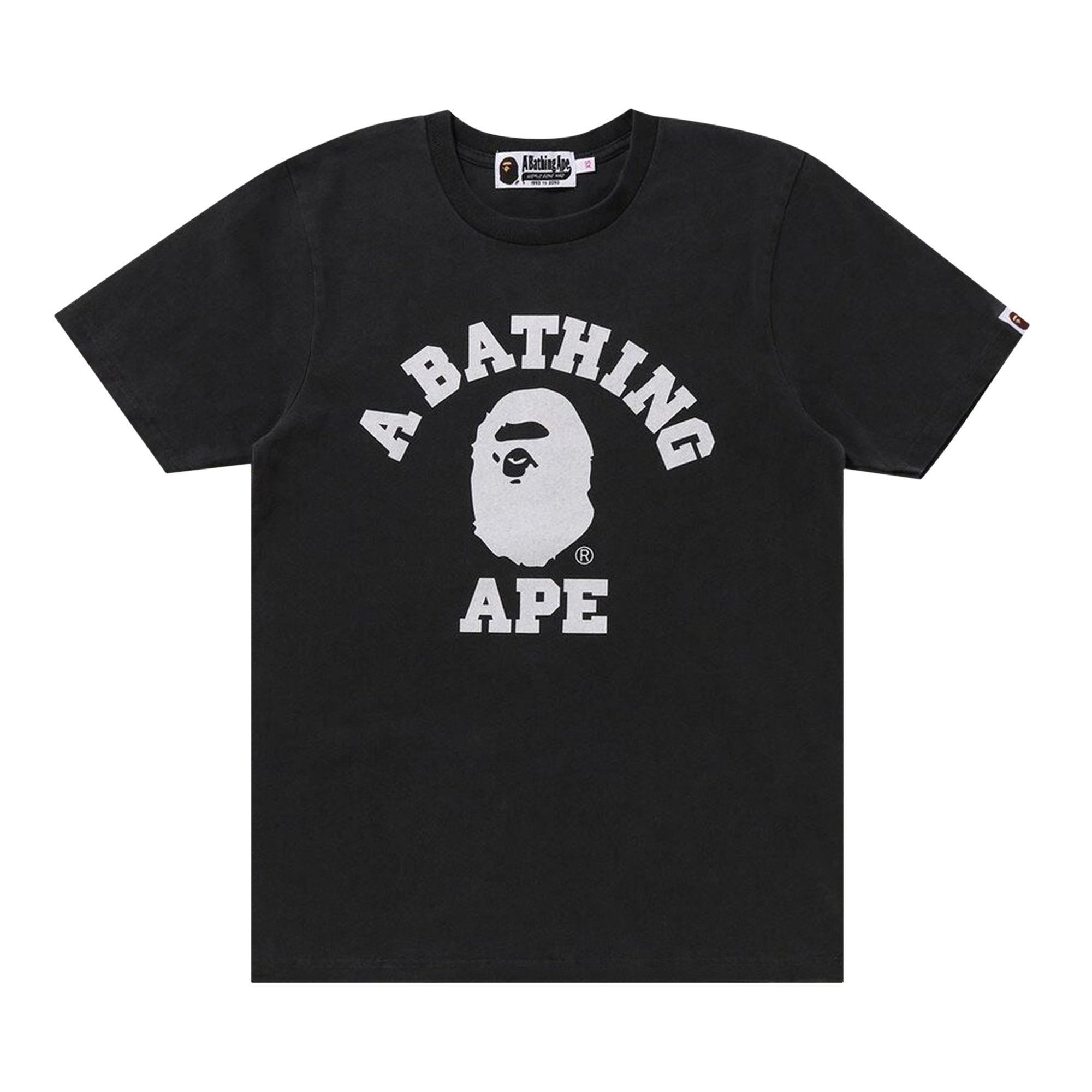 

Футболка BAPE Overdye College, черная