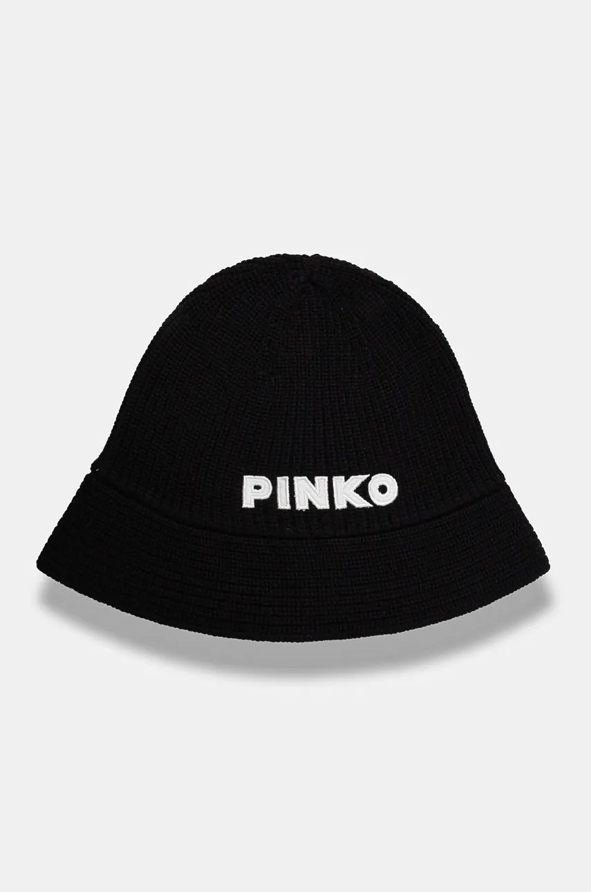 

Шерстяная шапка Pinko, черный