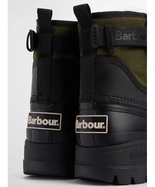 Ботинки Wellington с брендом Barbour, цвет оливковый — фото 4