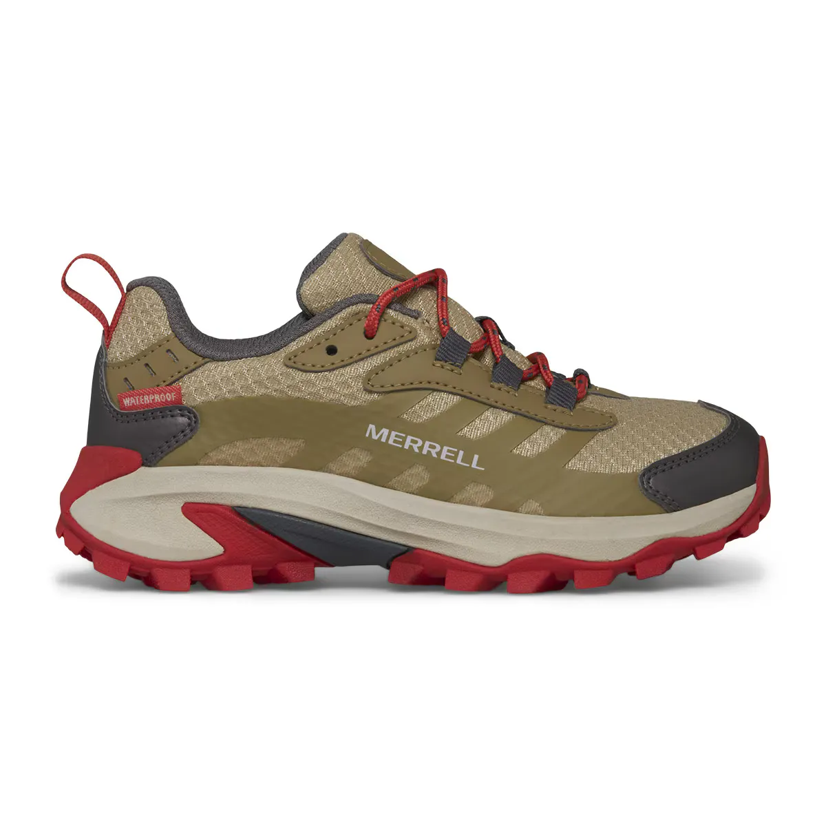 

Merrell Moab Speed 2 Low WP Детские походные ботинки, зеленый